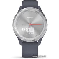 Гибридные умные часы Garmin Vivomove 3S (серебристый/синий)