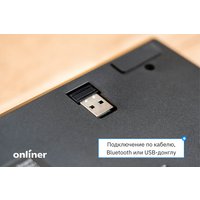 Клавиатура Royal Kludge RK61 RGB (черный, RK Brown)