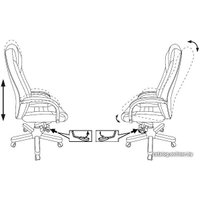 Офисное кресло Бюрократ T-9923MAHOGANY/BLACK (черный)