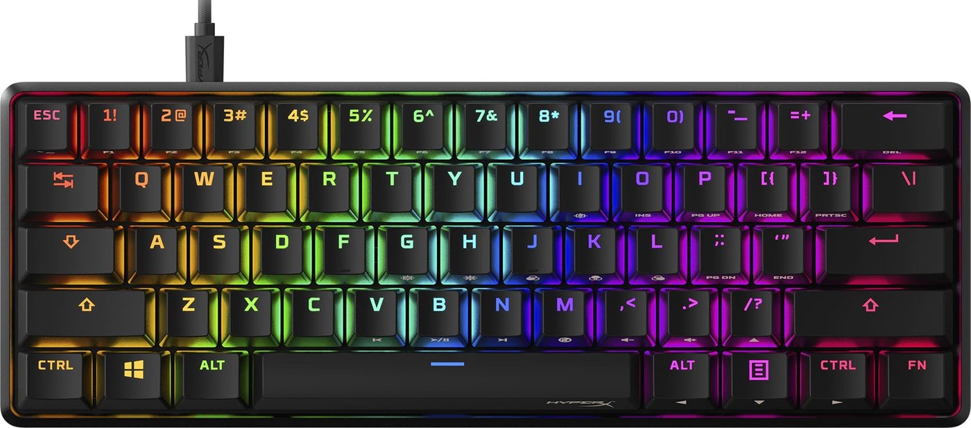 

Клавиатура HyperX Alloy Origins 60 (HyperX Aqua, нет кириллицы)