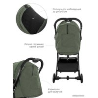 Коляска прогулочная «книга» Indigo Onyx (оливковый)