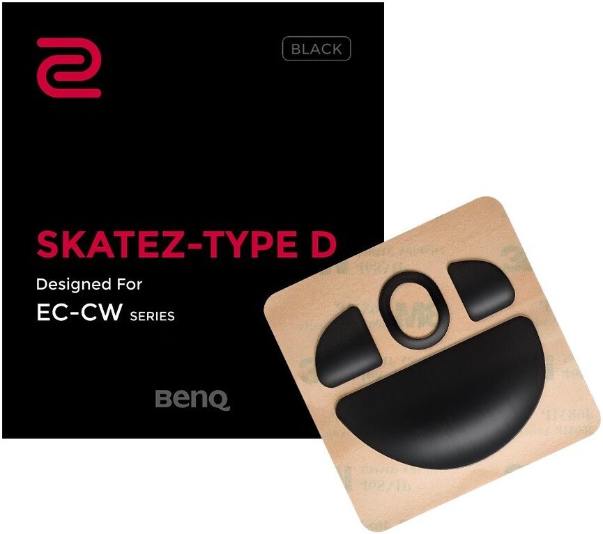 Глайды BenQ Skatez-Type D (с центральным кольцом, черный)