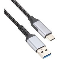 Кабель VCOM CU401M-1M USB 3.2 Gen2 Type-A - USB 3.1 Type-C (1 м, черный)