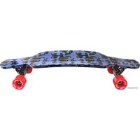 Лонгборд Y-Scoo Longboard Shark TIR 31 (синий камуфляж/красный)