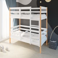 Двухъярусная кровать Pituso Hanna-2 New №7/2 (белый/бук)