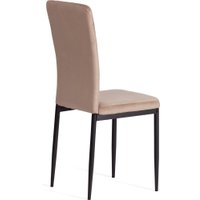 Стул TetChair Verter металл/флок 47.8x41.5x97 (бежевый HLR8/черный)