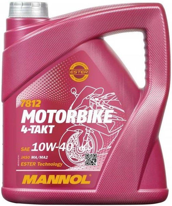 

Моторное масло Mannol Motorbike 4-Takt 10W-40 4л