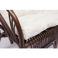 Набор садовой мебели TetChair New Bogota (диван/2 кресла/стол со стеклом, walnut)