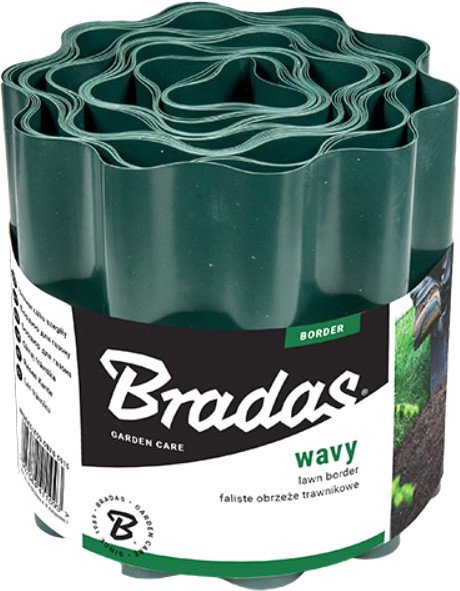 

Бордюр садовый Bradas Волнистый OBFG 0925 (зеленый)