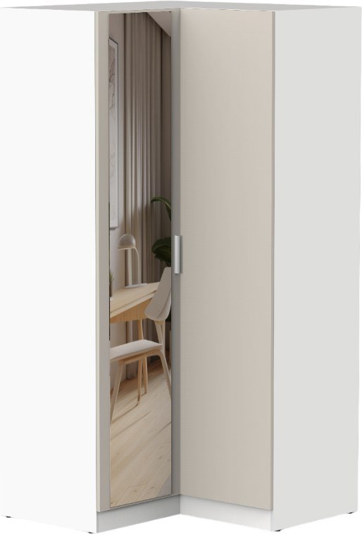 

Шкаф распашной Интермебель Марсель 1 зеркало МР-12 (кашемир)