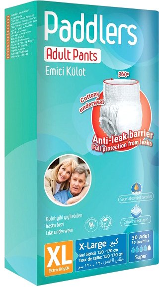 

Трусы-подгузники для взрослых Paddlers Adult Pants 4 X-Large (30 шт)