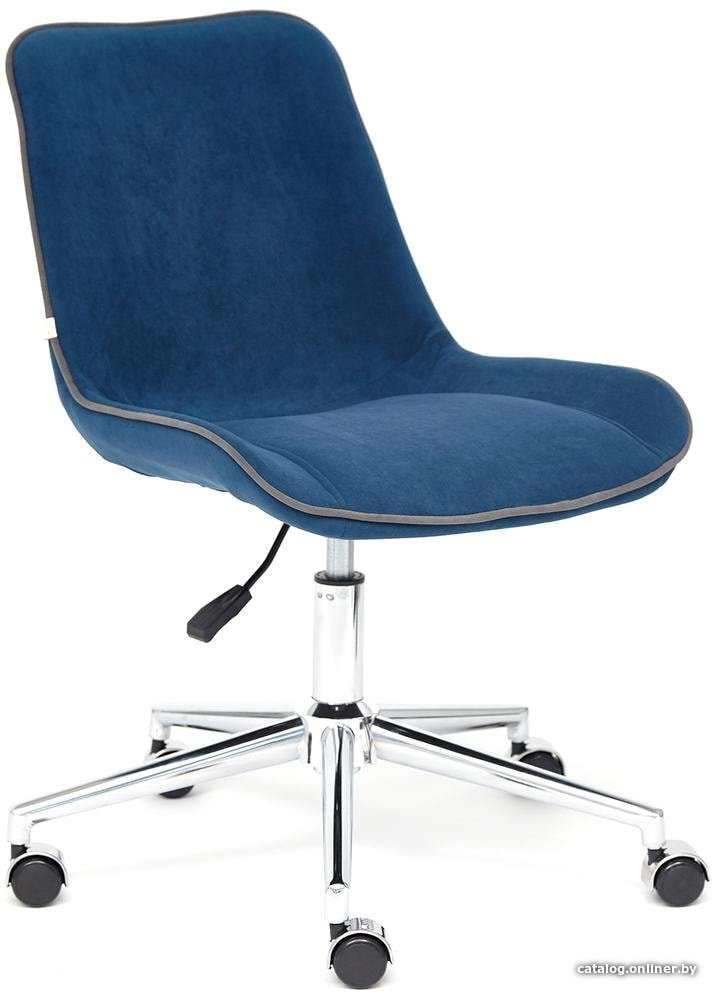 Офисное кресло TetChair Style (флок, синий)