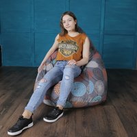 Кресло-мешок Flagman Груша Макси Г2.4-107 Рингс 01