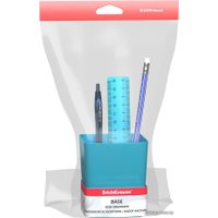 Настольный набор Erich Krause Base Ice Metallic 55691 голубой (18 предм)