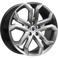 Литые диски K&K Пандора (KC466) 19x8.5" 5x127мм DIA 71.6мм ET 40мм дарк платинум