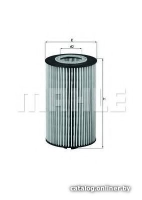Масляный фильтр Mahle Knecht OX161D