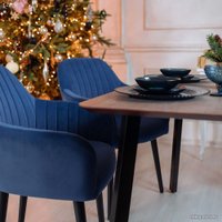 Кухонный стол ОКА Майон 130x80x74 (дуб галифакс/черный)