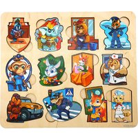 Мозаика/пазл Нескучные игры Кто есть кто? Профессии 8285/52