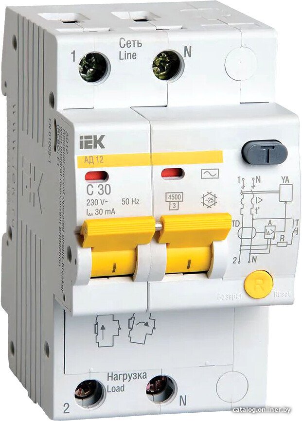 Дифференциальный автомат IEK MAD10-2-032-C-030