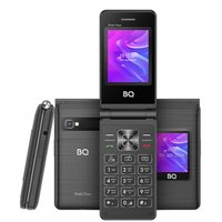 Кнопочный телефон BQ BQ-2412 Shell Duo (черный) в Борисове