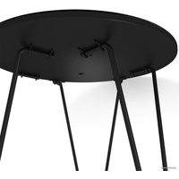 Журнальный столик Sheffilton SHT-CT27 (малахитово-зеленый/черный муар)