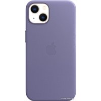 Чехол для телефона Apple MagSafe Leather Case для iPhone 13 (сиреневая глициния)