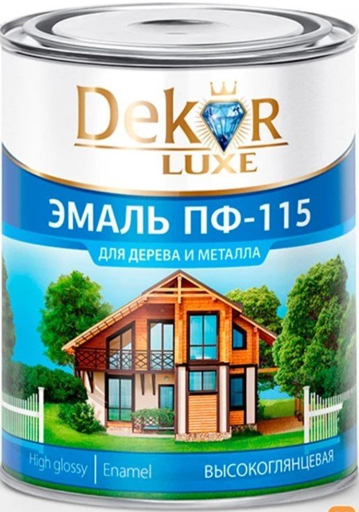 

Эмаль Dekor ПФ-115 0.8 кг (серый)