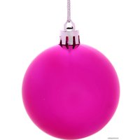 Елочная игрушка Серпантин Матовый шар 6 см 6 шт (микс цветов) 183-891