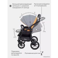 Универсальная коляска Rant Patio (3 в 1, 02, серый/желтый)