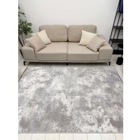 Ковер для жилой комнаты Radjab Carpet Лайла Прямоугольник UK97C (1.6x2.3, Light Gray)