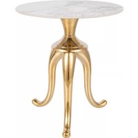 Журнальный столик Signal Snake (белый/золотой)