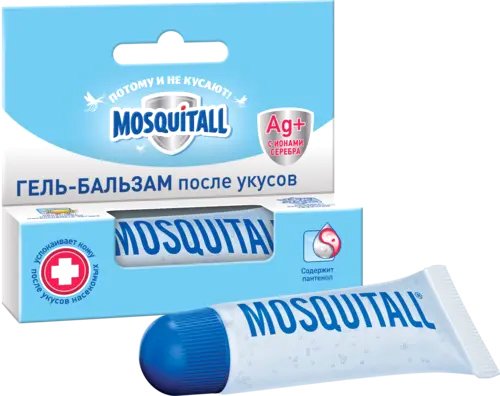 

Гель от насекомых Mosquitall Скорая помощь после укусов 10 мл