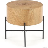 Журнальный столик Halmar Brooklyn-s 45x45 (натуральный/черный)