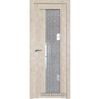 Межкомнатная дверь ProfilDoors 2.72XN L 60x200 (каштан светлый/стекло дождь белый)