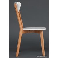 Стул TetChair Maxi (белый/бук натуральный)