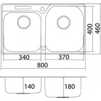 Кухонная мойка Oulin OL-H9910