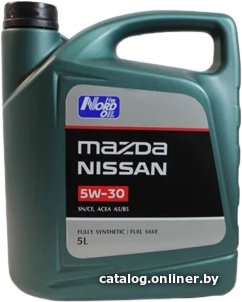 Моторное масло Nord Oil Specific Line 5W-30 Mazda/Nissan 5л