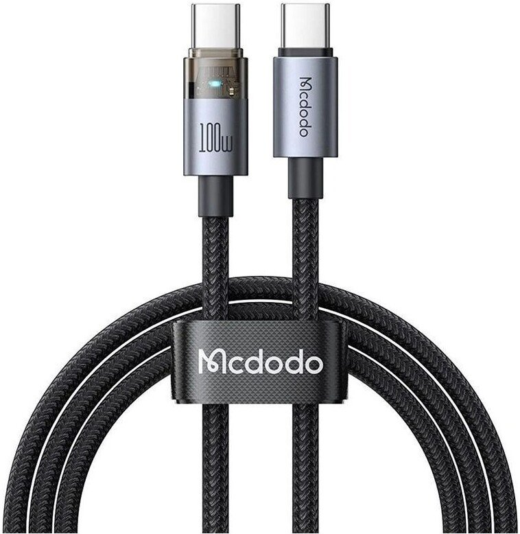 

Кабель McDodo CA-5580 USB Type-C - USB Type-C 100W (1.2 м, черный)