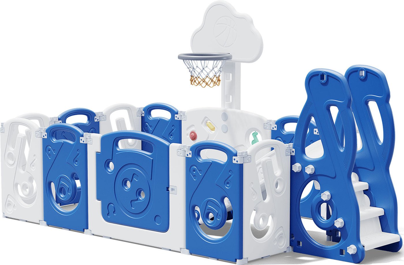 

Игровой манеж UNIX kids SUPREME Music 160x160 Blue