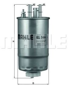

Топливный фильтр Mahle Knecht KL566
