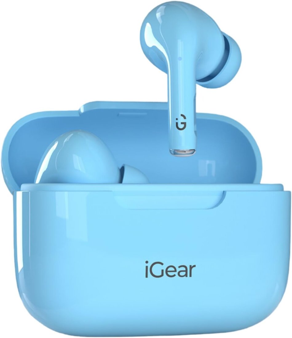 

Наушники iGear Superbuds (голубой)