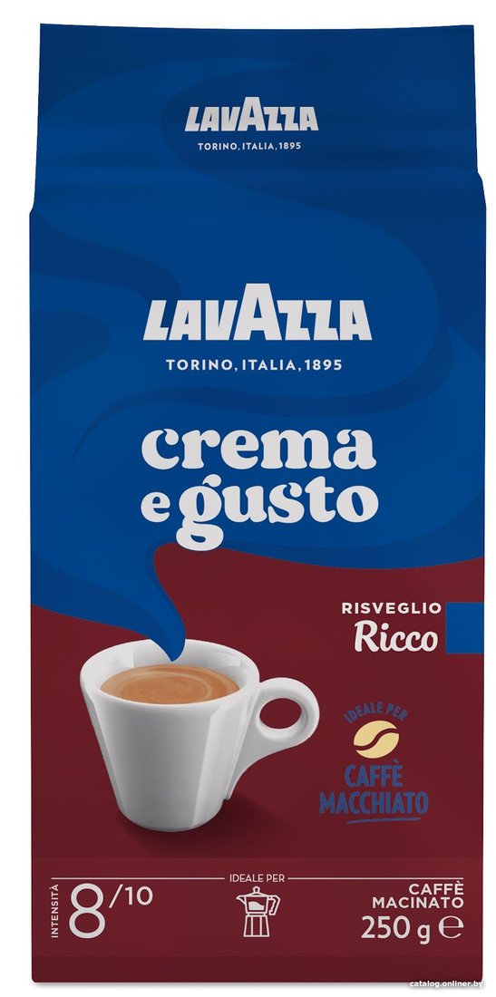 Кофе Lavazza Crema e Gusto Ricco молотый 250 г