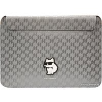 Чехол CG Mobile Karl Lagerfeld Saffiano Sleeve Monogram NFT Choupette KLCS14SAKHPCG 13/14" (серебристый)