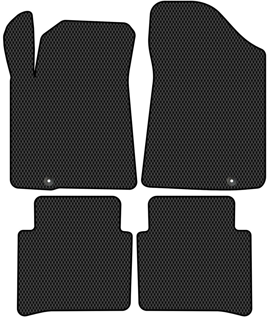 

Комплект ковриков для авто Alicosta Nissan Teana II (седан / J32) 2008 - 2014 (черный, ромб)