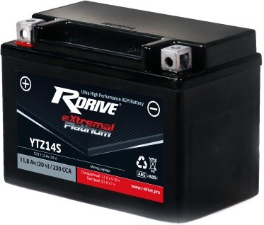 

Мотоциклетный аккумулятор RDrive eXtremal Platinum YTZ14S (11.2 А·ч)