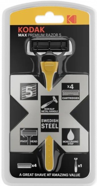 

Бритвенный станок Kodak Max Prem Razor 5 CAT 30422032 1/12