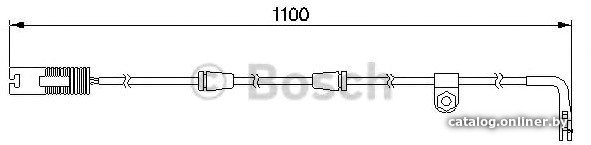 Тормозные колодки Bosch 1987474942
