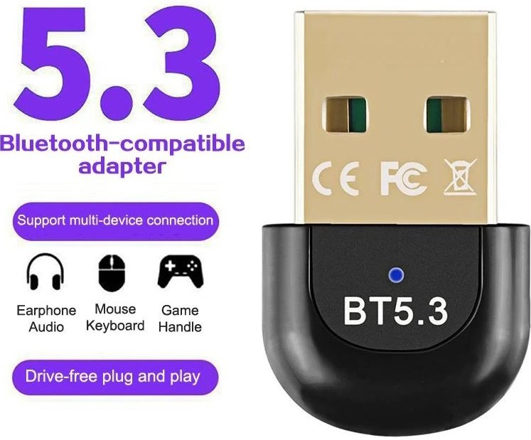 

Bluetooth адаптер USBTOP USB2.0 - Bluetooth v5.3 556516