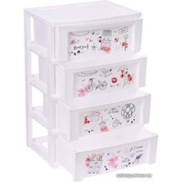 Комод Berossi Bongo 4-секционный АС20901030 (Париж, снежно-белый)