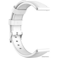 Ремешок Rumi кожаный Slim 20 мм (белый)